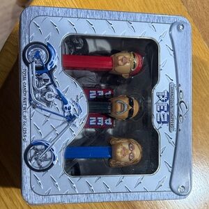 PEZ American Chopper Dispenser Set - Red and Blue